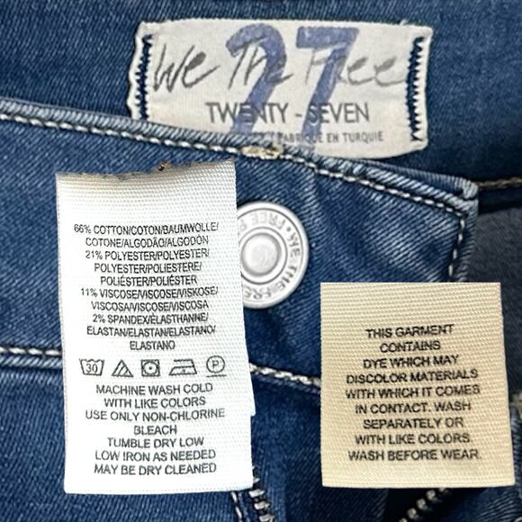 Free People, Women’s We The Free ‘Just Float On’ Flare Jeans, Waterfall Blue, 27 - Picture 4 of 10